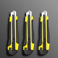 Multi-purpose Art Knife Stainless Steel Blade Plastic Handle Large Paper Cutter DIY Craft Wallpaper Cutting Stationery 5