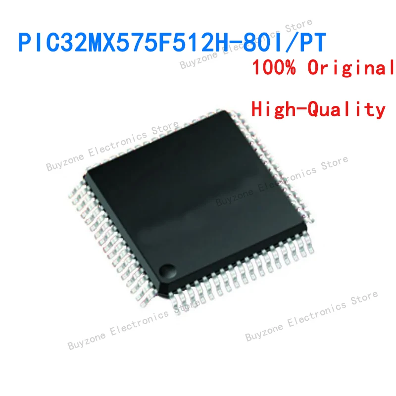 

Флэш-память PIC32MX575F512H-80I/PT MCU 512K 64 КБ USB 1xcan