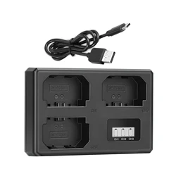 High-Capacity 3-Slot Battery Charger (1 Chager)