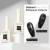 CANNI HEMA FREE Gel Nail Polish Black Glitter Diamond Sparkle Gorgeous Color Long Lasting Soak Off UV LED Gel Lacquer Super Top 2