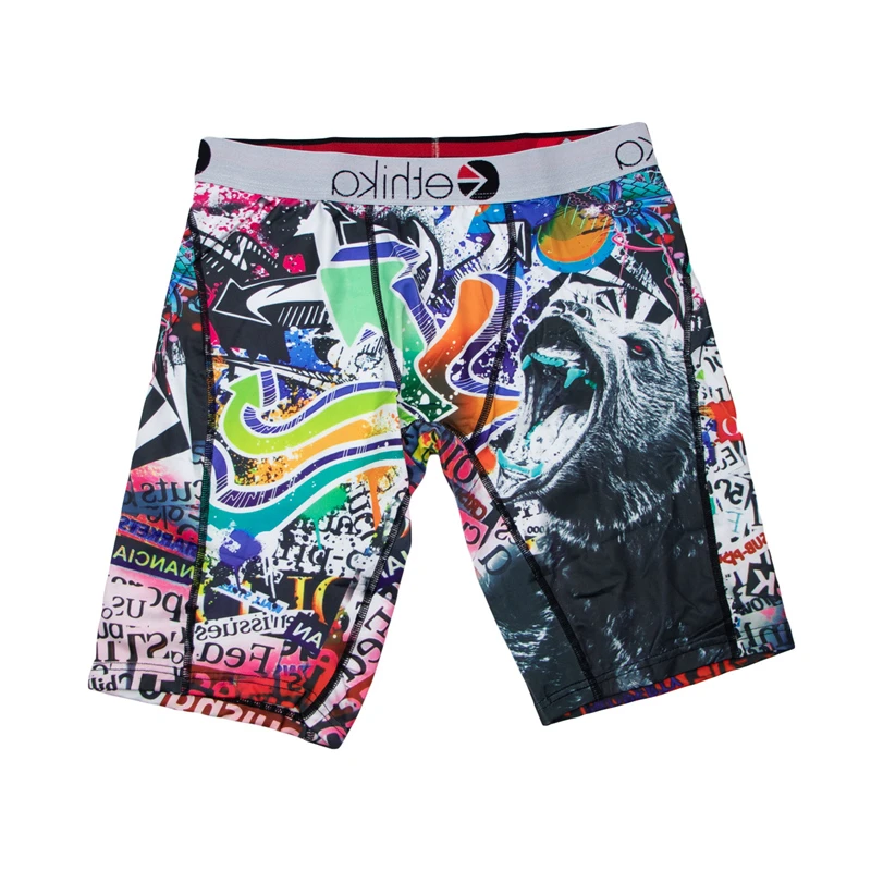 ETSexy  Underwear Boxer Cueca Men's Panties Underpants Male Boxershorts Plus Size Boxer Briefs L-XXXL Breathable Boxer 3