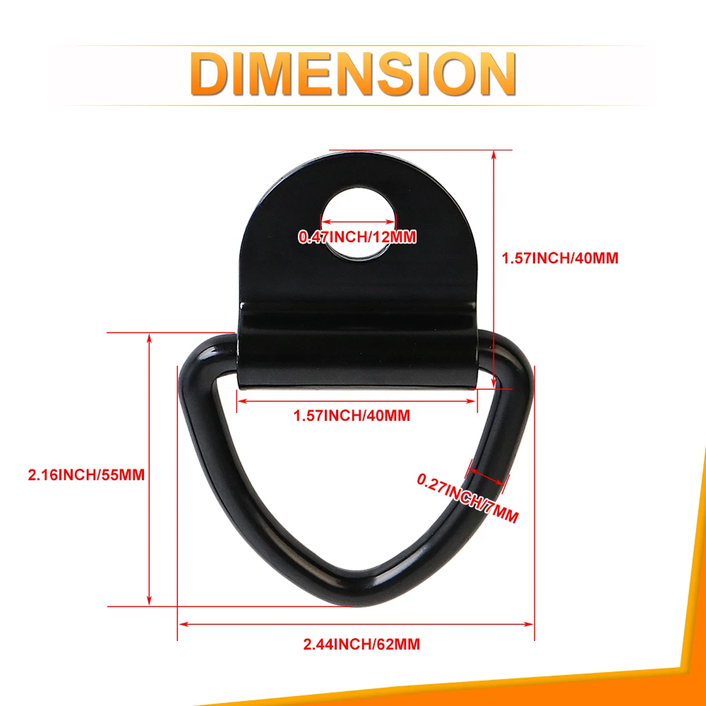  Heavy Duty Truck Bed Tie Down Anchors Rings Trailers