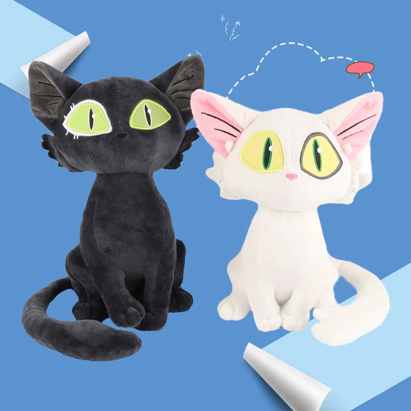 Handpop pop handspeelpop pluche pop sprookjesfiguur zwarte heks 35 cm, meerkleurig, voor kinderen jongens meisjes, ideaal voor rollenspel