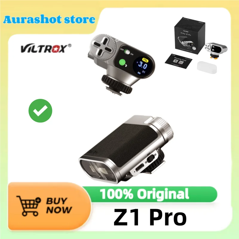 Viltrox Vintage Z1 Pro 레트로 온카메라 TTL 플래시 HSS 1/8..
