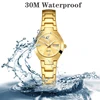 POSHI Fashion Quartz Girls Watch Stainless Steel Simple Women Watch Date Week Waterproof Thin Lady Business Clock  Wristwatch 6