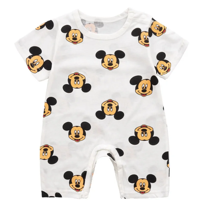 0-24m Baby Summer Clothes Kids Rompers Boy Jumpsuit Girl Short Sleeve Romper