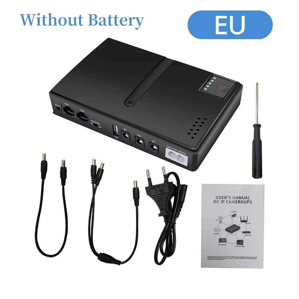 Compact Uninterruptible Power Supply with Built-in Adapter