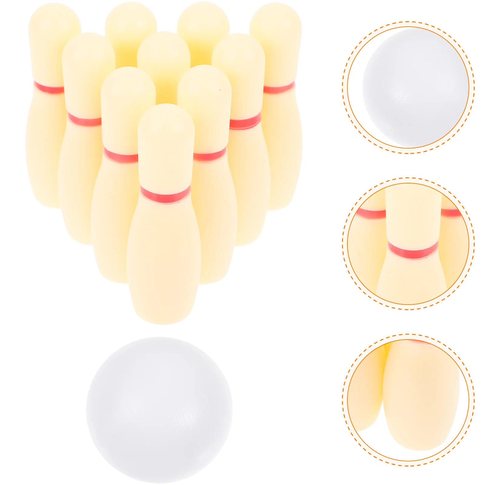 Children's Bowling for Toddlers Tabletop Game Plastic Toys Ball Indoor