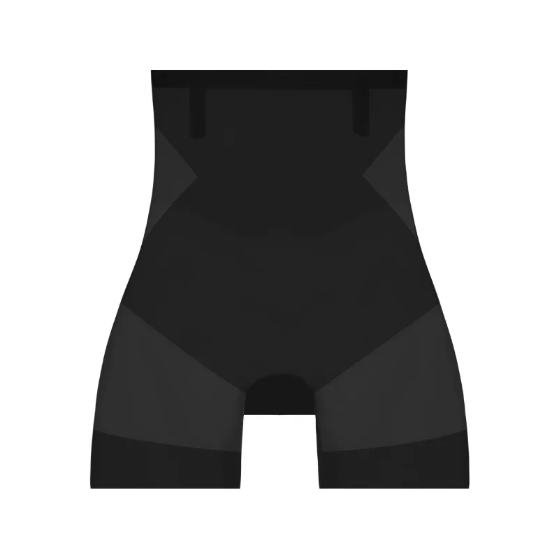 Woman Open Crotch Pants Double Hidden Zippers Body Shaper High Waist  Leggings Outdoor Crotchless Shorts Transparent Lingerie