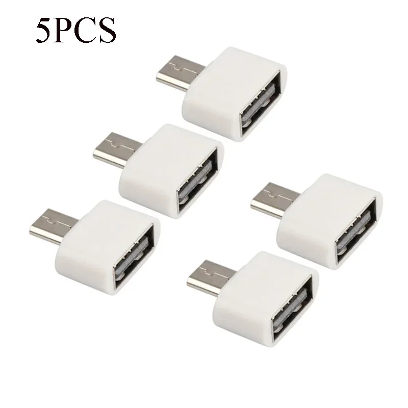 5 шт./лот Micro USB к USB 2,0 OTG расширительный адаптер металлический корпус для сотового телефона V8 интерфейс для большинства 5-контактных Micro USB смартфонов