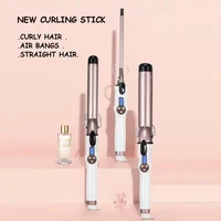 Fer à boucler électrique professionnel en céramique avec LED, fer à friser, boucleur, lisseur, outil de coiffage 9mm-38mm 1