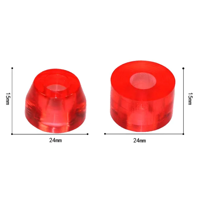 Kisangel 2 Sets Skateboard Truck Pivot Cups Bushings - Durable PU Replacement For Smooth & Flexible Ride