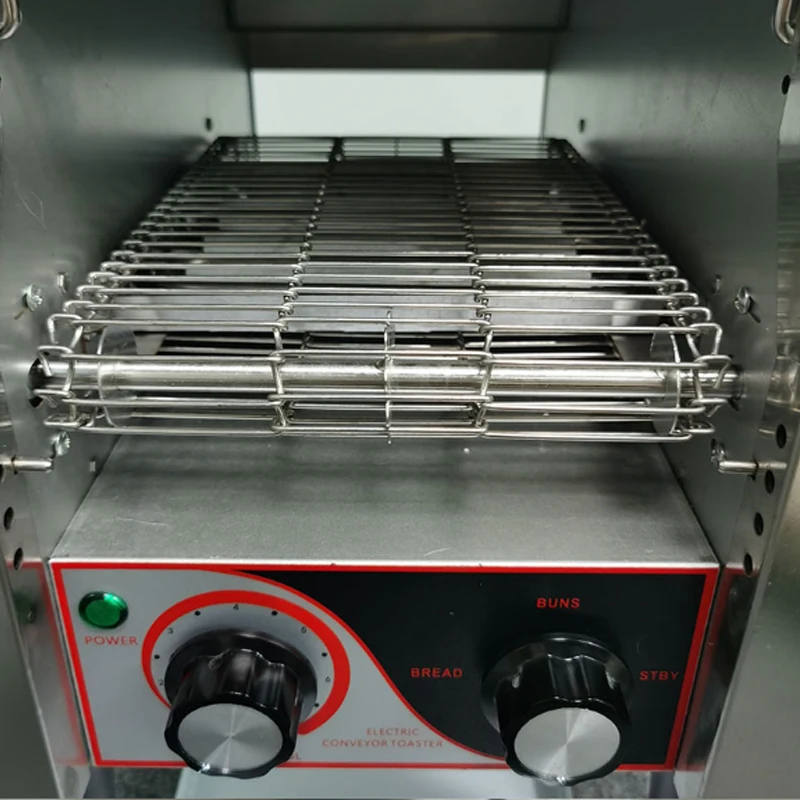 Chain Bread Toaster Automatic Oven Crawler Heating Baking Sandwich Machine Commercial Hotel Breakfast 5