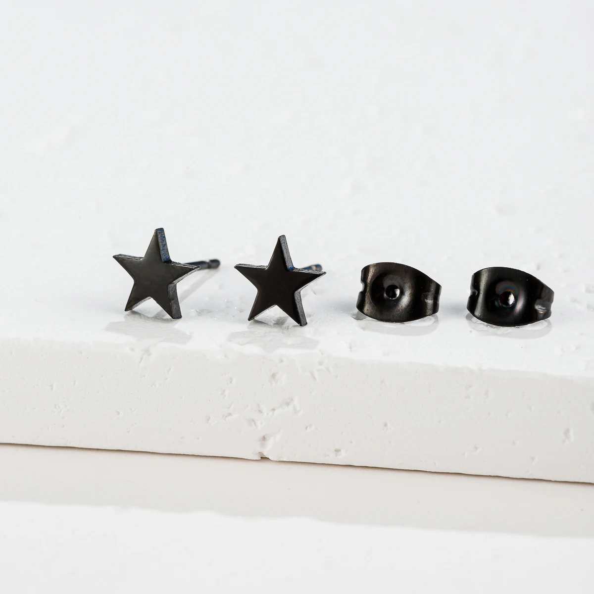 Stainless Steel Star Earrings 1 Pair For Women Tiny Star Stud Earrings Everyday Teen Mothers'Day Celestial Birthday Gift
