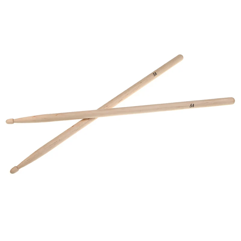 Drum Sticks Pair of 5A Maple Wood Drumsticks for Drum Set Lightweight Professional