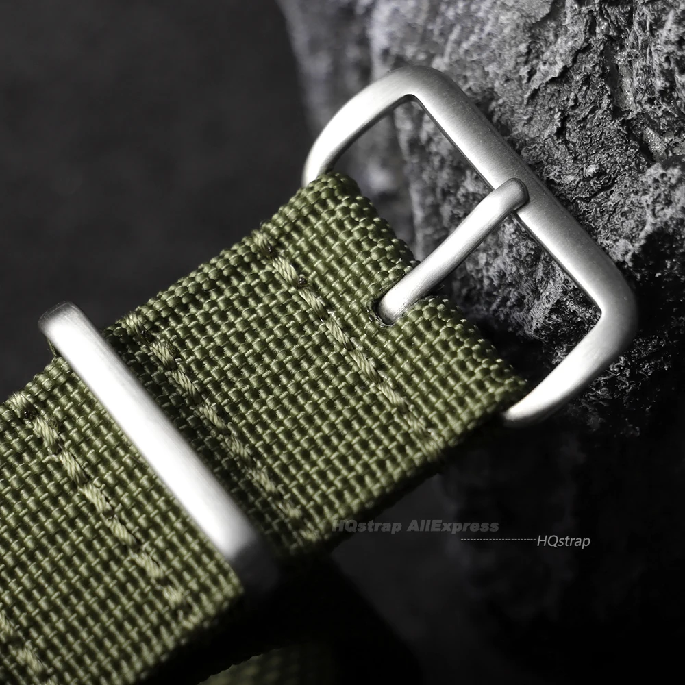 Braided Nylon Universal Sport Watch Strap - Versatile Military-Style Wrist Band Accessory