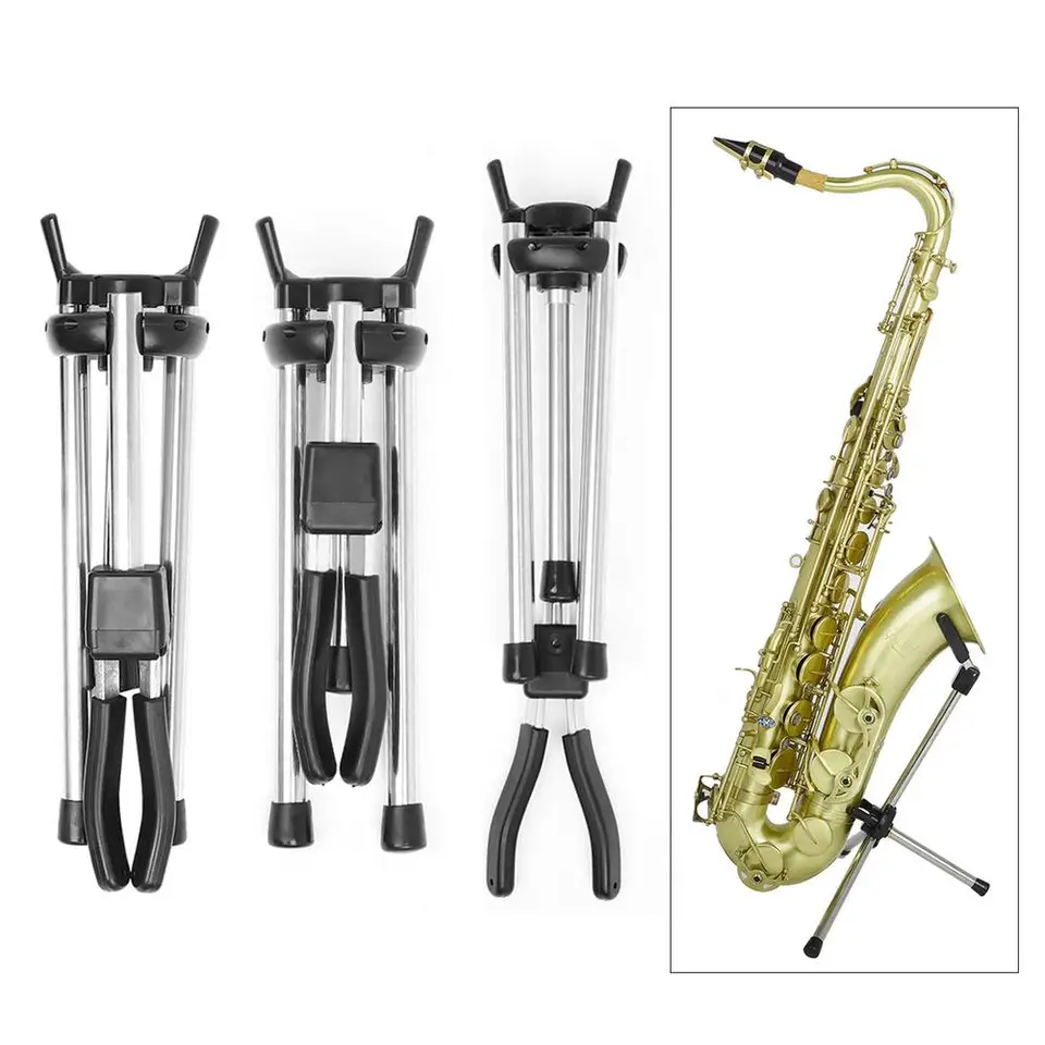 Treppiede Pieghevole Per Sax Supporto Pieghevole Per Sassofono Soprano E Contralto - Stabile, Portatile E Protettivo