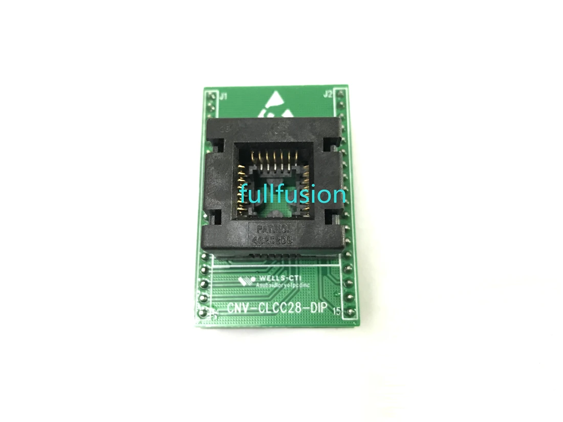 LCC28 TO DIP α׷ , 635-0282112 Wells-cti IC ׽Ʈ   , 1.27mm ġ Ű ũ, 10.78x10.78mm