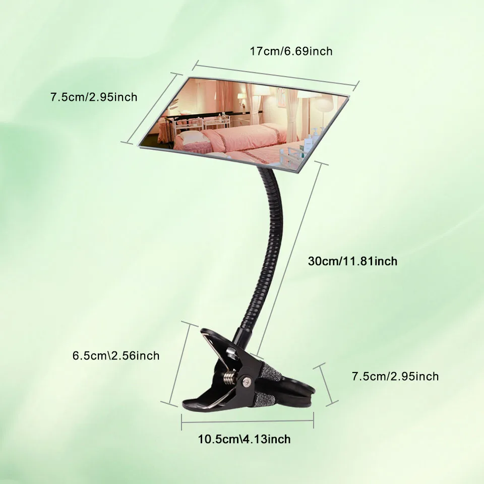 Enhanced Rotatable Clip-On Mirror