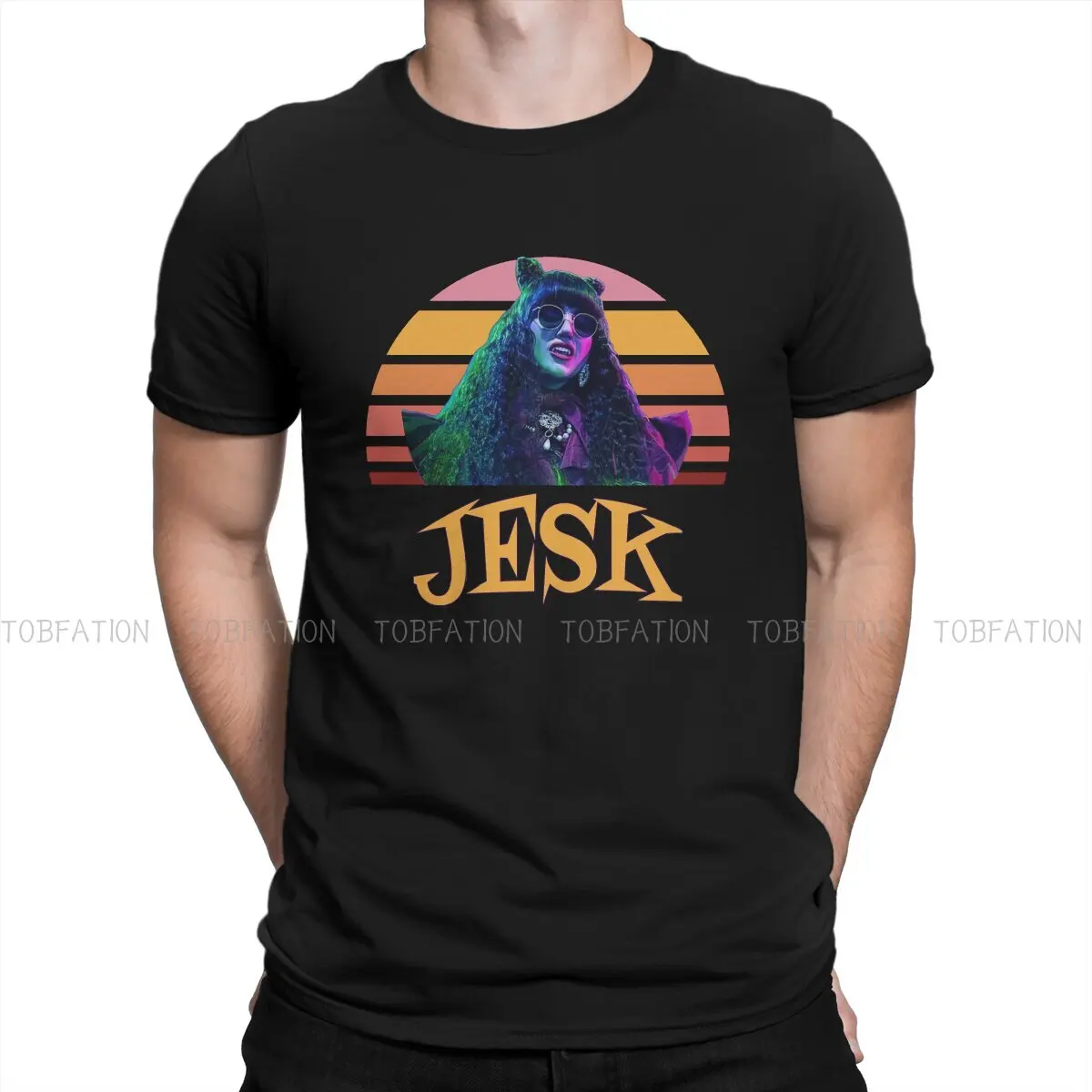 

Футболка Jesk Nadja, что мы делаем в тени, ТВ, Классическая Альтернативная футболка для подростков, большая футболка с круглым вырезом, лидер продаж, мужские короткие футболки в стиле Харадзюку