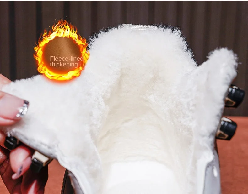 Winterstiefel, Plateauschuhe mit Absatz, warme Baumwollisolierung für die Freizeit_voghion.com
