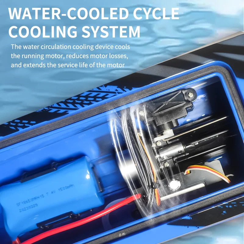 Coolbank TX749 High speed Vortex Jet Boat 25km/h 2.4GHz Brushless 1806 Motor Remote Control Jet Boat For Adults Children's Toys 6