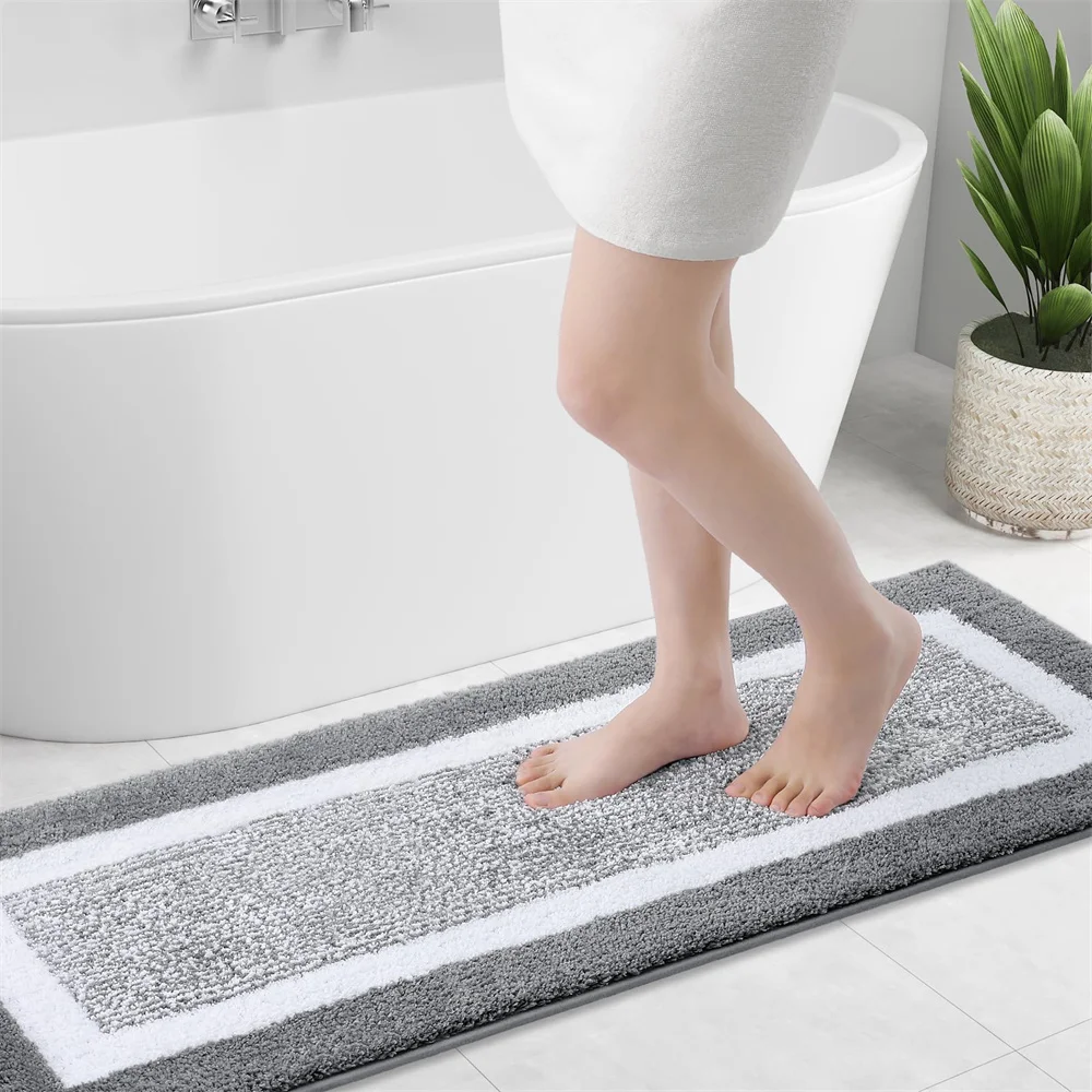 Olanly-Luxury-Bathroom-Rug-Mat-Ultra-Water-Absorbent-Microfiber-Bath ...