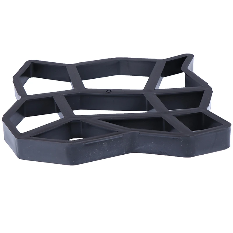 Concrete Molds Diy Schimmel Thuis Tuin Vloer Road Beton Stepping Oprit Steen Path Patio Maker Zwart Plastic