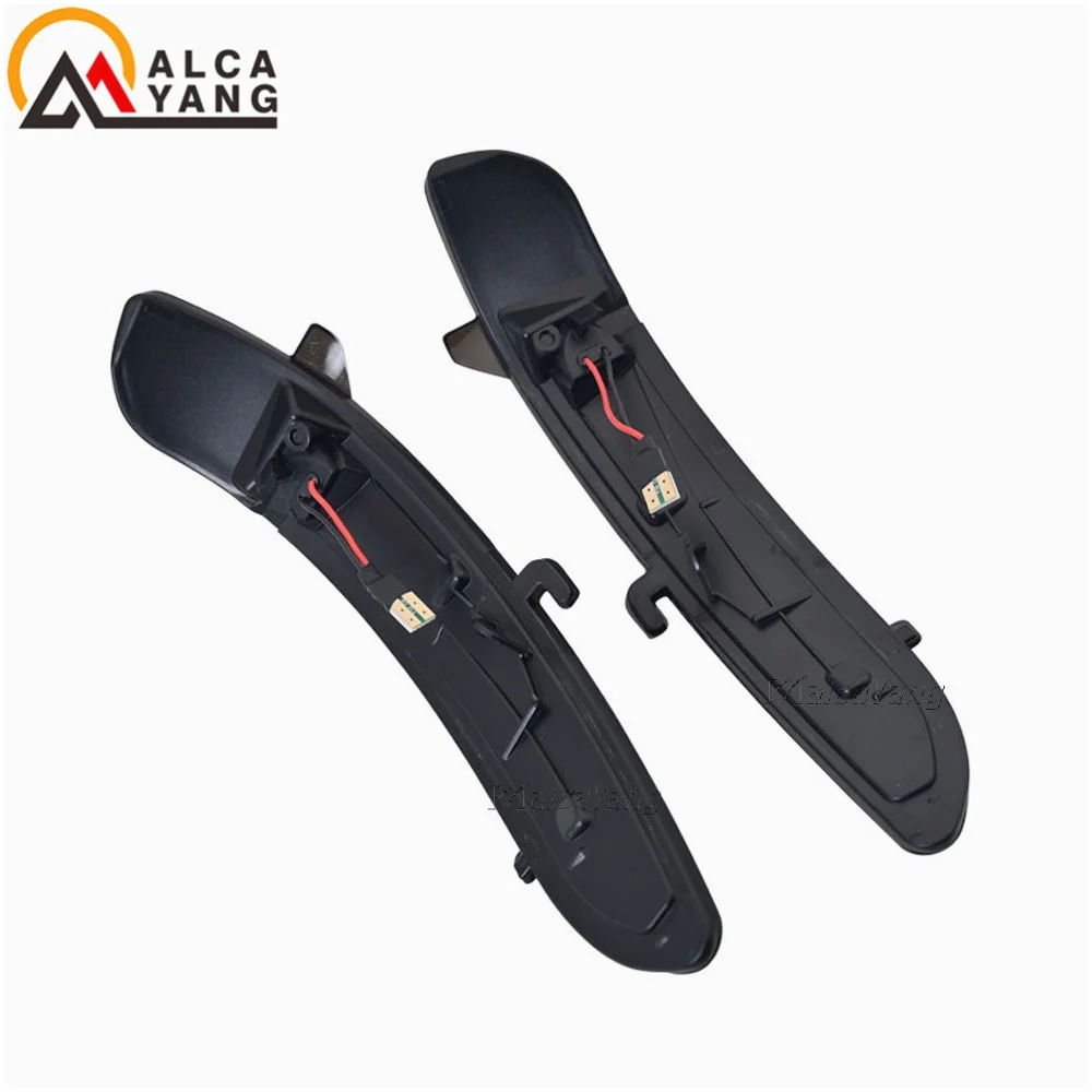 For Peugeot 208 2008 For Citroen C3 C4 2PCS Dynamic LED Side Mirror Blinker Lights Sequential Turn Signal Indicator Lamps images - 6