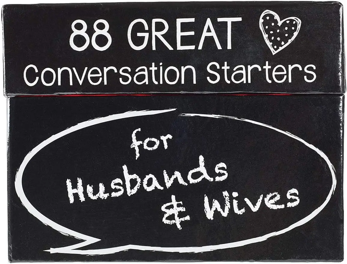 

88 Great Conversation Starters for Husbands and Wives – Romantic Card Game for Married Couples