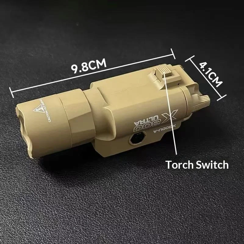 Universal Tactical Flashlight - 20mm Outdoor Infrared & White Light, Explosion-Proof Design