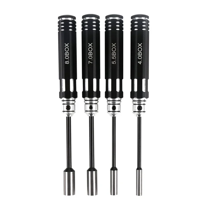 육각 스크루 드라이버 4.0mm 5.5mm 7.0mm 8.0mm 스크루 드라이버 세트 육각 너트 소켓 렌치 RC FPV 드론 자동차 보트 도구용