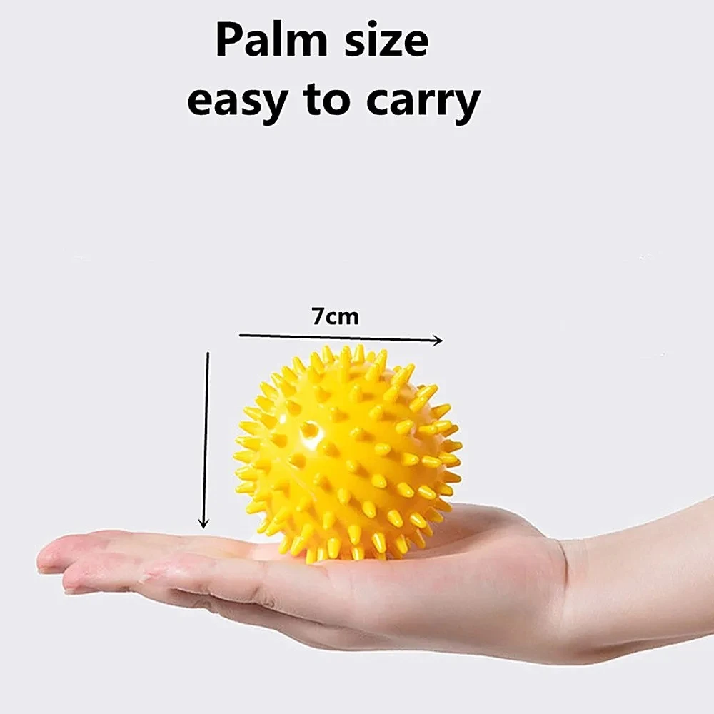 Colorful PVC Spiky Massage Ball Body Deep Tissue Back Massage Foot Massager Pain Stress Relief Muscle Soreness Relief