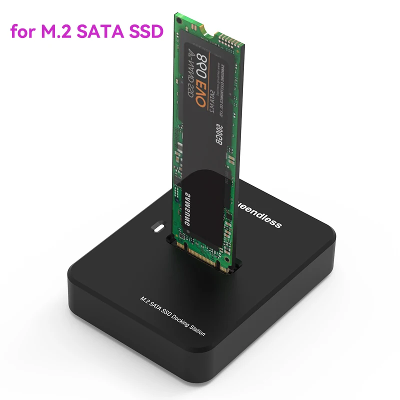 High-Speed External M.2 SSD Enclosure with 10Gbps Transfer Rate