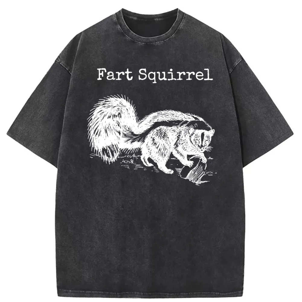 

Fart Squirrel Animal Name Stupid Gag T Shirt Sweatshirts For Men Vintage Printed Summer Autumn Long Sleeve Latest Sportswears