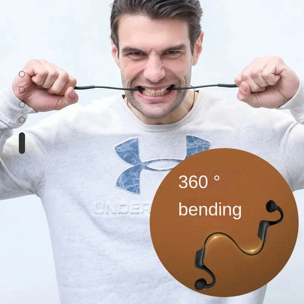 2026 New Bone Conduction Bluetooth Earphones Air Conduction Bluetooth Earphones Card Insertable Sports Waterproof Sweat Proof_voghion.com
