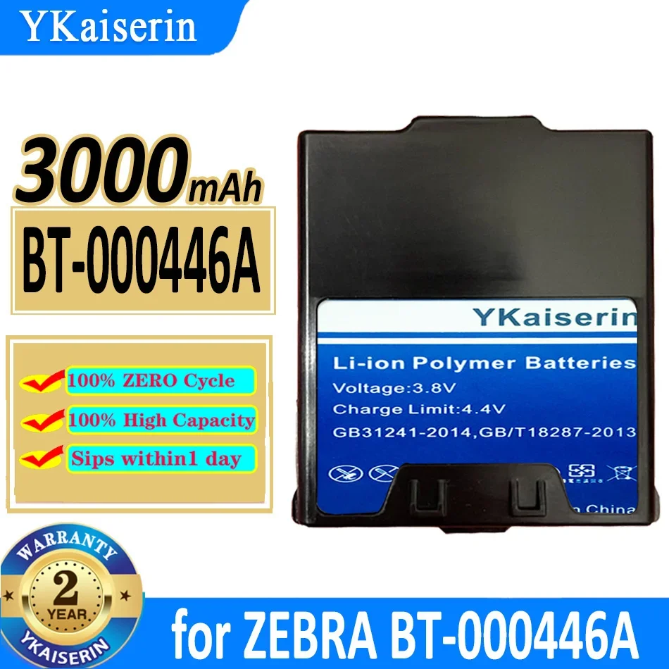 

Аккумулятор ykaisсеребрин 3000 мАч BT000446A для ZEBRA BT-000446A Bateria