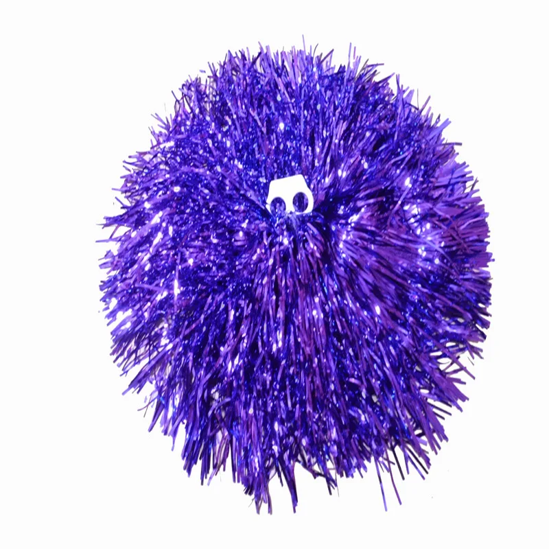 Pompoms for Cheerleader, 10Pcs, Cheer Pompons, Cheerleading Supplies Factory, Color and Handle Can Choose, High Quality, 80g