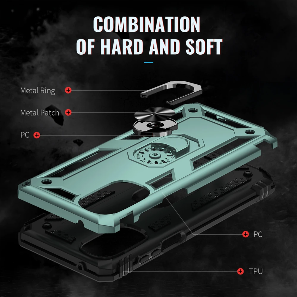 ShockProof Armor Case For Motorola MOTO G Stylus 2021 5G Power 2022 4G Play Fast Pure Anti Shock Magnet Shell Case Cover_voghion.com