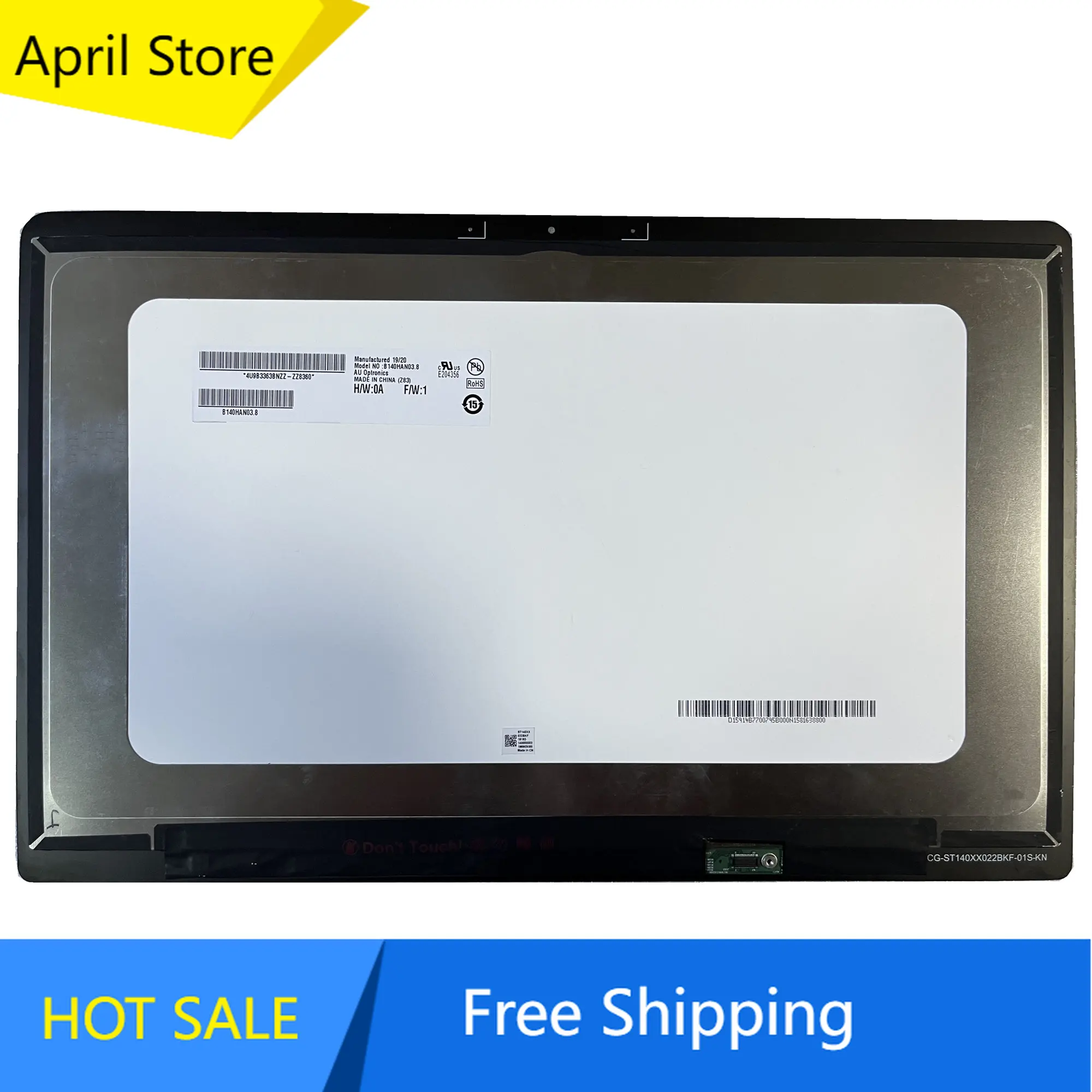 

B140HAN03.8 14.0'' FHD Laptop LCD Screen Assembly for ASUS ZenBook 3 Deluxe UX490 UX490UA UX490U