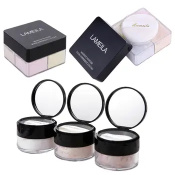LAMEILA Lightweight Makeup Setting Powder Mist Smooth Loose Powder Matte Oil Control Waterproof Lasting Concealer Makeup Powder
