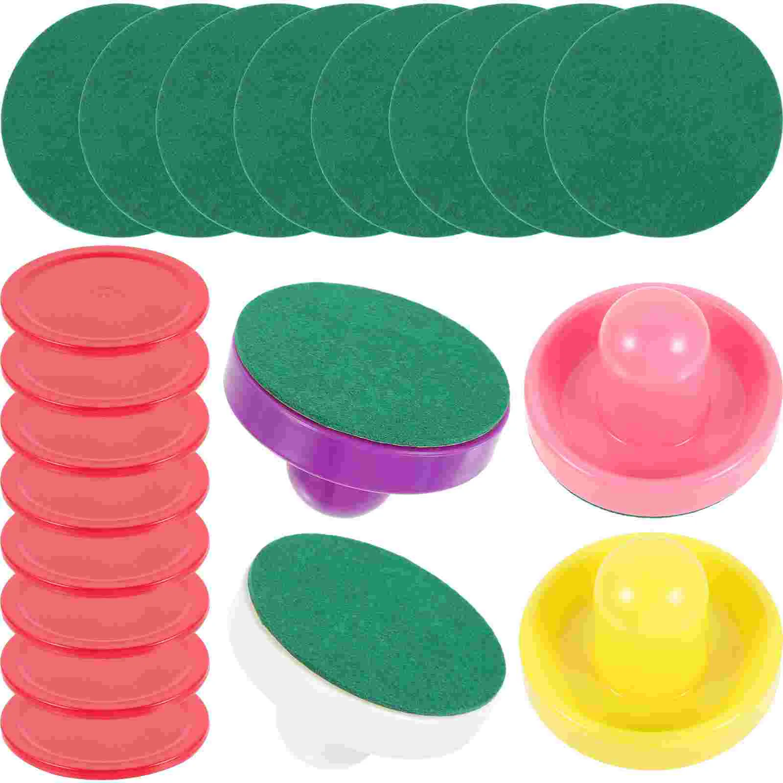 

Hockey Air Cover Party Supplies Paddles Tabletop Pusher Game Accessories Shipping Pucks
