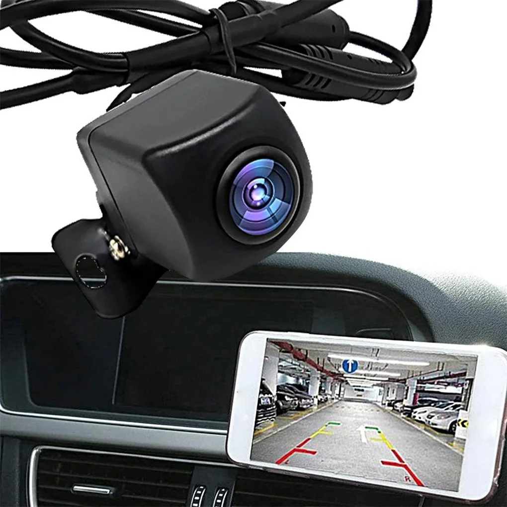 Car Rear View Camera Waterproof WIFI 170 Degree WiFi Reversing Camera Dash Cam HD Night Vision Mini for iPhone Android 12V Cars
