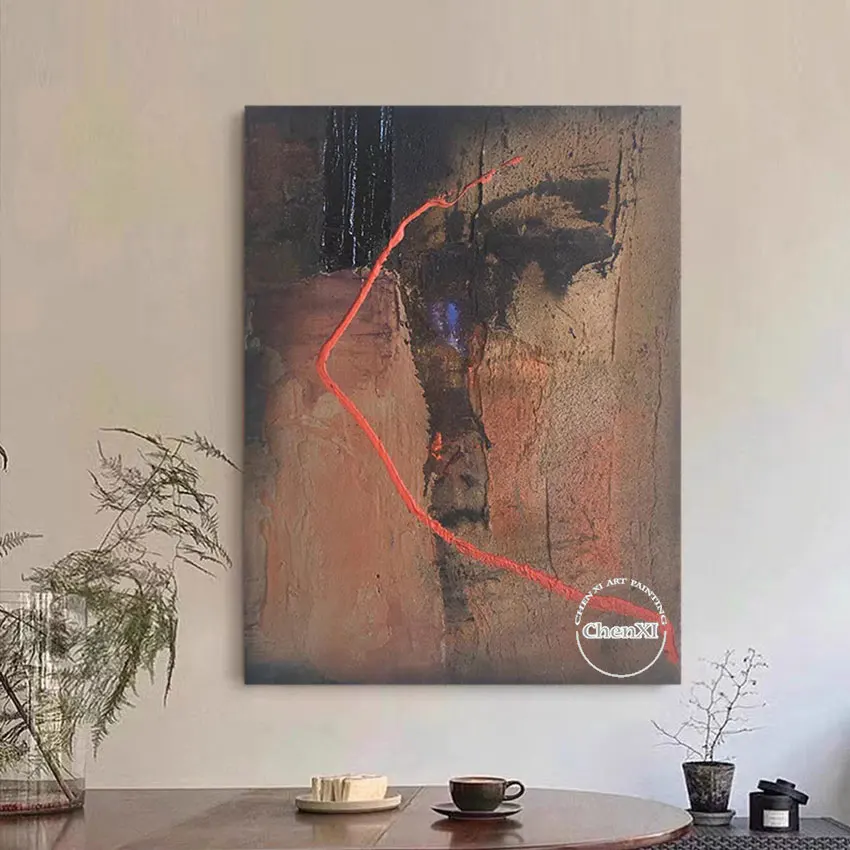 

Large Murals Art Interior Home Decor Oil Painting Wall Hangings Simple Abstract Picture Handmade Pieces Artwork For Hotel