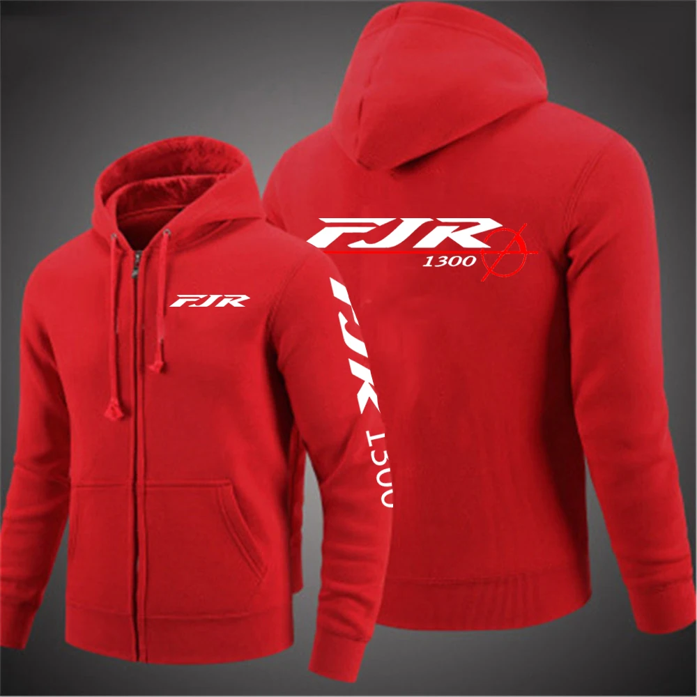 Mens FJR 1300 Motorcycle Pullover Jacket - Versatile Spring Autumn Leisure Wear