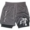 Men Performance Shorts Anime Attack On Titan Print Gym Summer Sports Fitness Workout Jogging Short Pants 2