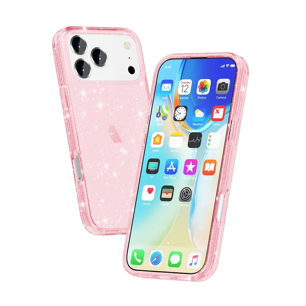 Luxury Glitter Rugged Armor Multi-layer Anti-Drop Bumper Case