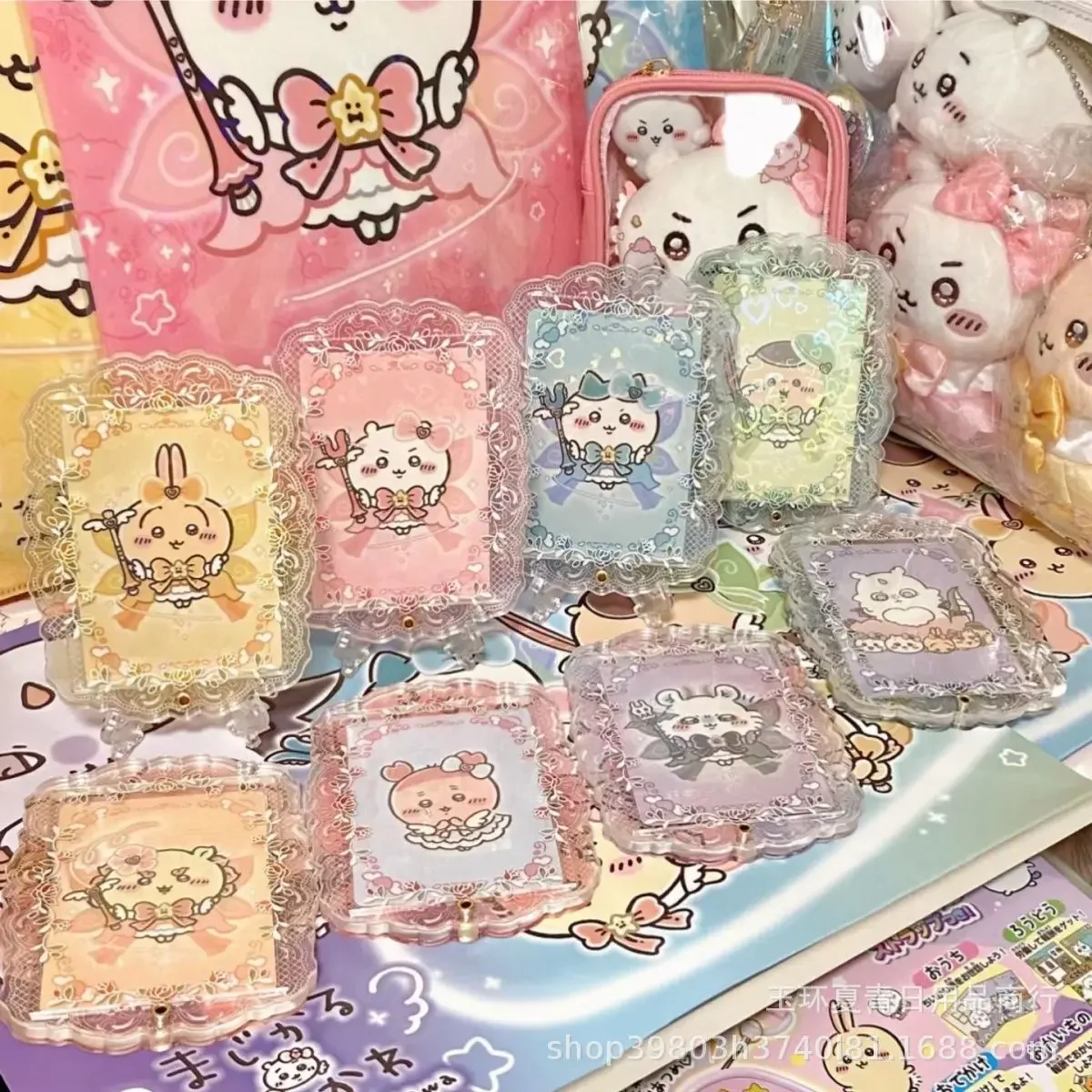 10pcs Chiikawa Special Card Angel Series Laser Sparkling