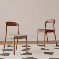 Desk Dining Chair Kitchen Furniture Home Outdoor Living Room Modern Dining Hotel Sets Wooden Relaxing Stuhl Balcony Furniture 2