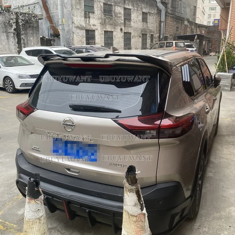 Auto Tetto Spoiler Posteriore per Il Nuovo Nissan X-Trail Rogue T33 2020 2021+ Plastica ABS Ala Tronco Labbro Boot copertura Styling  34